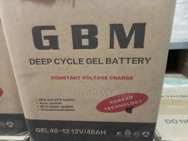 GBM 40Ah 12V Deep Cycle Battery –Inverter & Solar Power - Image 2