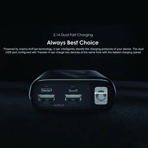 Oraimo 20000mAh P204D PowerBank - Type C & USB - Image 3